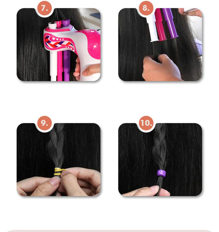 Bracelet Automatic Hair Braiding Machine - Complete Kit